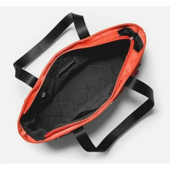 Polly Medium Nylon Tote Bag Mandarin - Picture 3 of 6